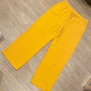 NWOT Jules & Leopold Mustard Yellow Pants